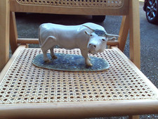 mounted ceramic bull 22 cm