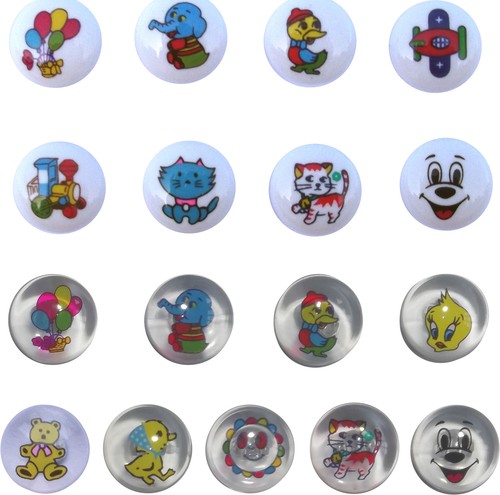 15mm novelty picture buttons - 15mm,