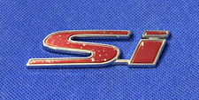 HONDA CIVIC "Si"  - VINTAGE  CAR BADGE / EMBLEM - 85 X 26  MM