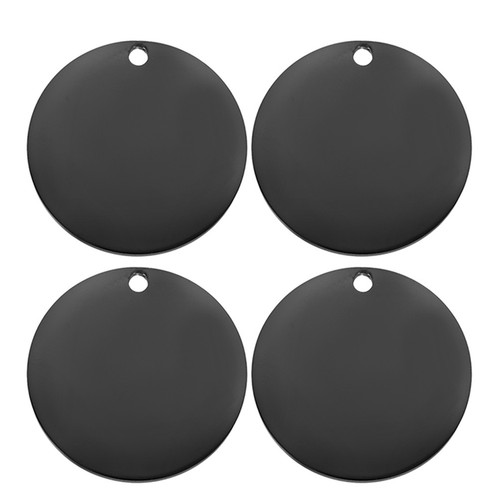Black stainless steel pet - pet, tag