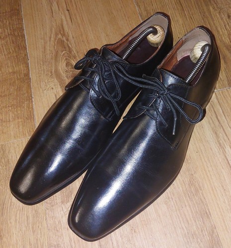 Aldo mens black leather derby - mens,