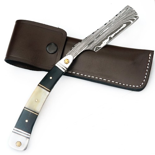 Custom handmade damascus razor - custom,
