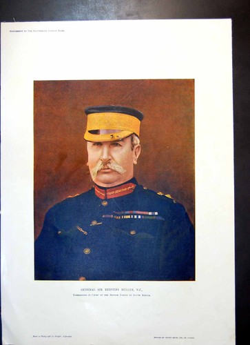 Old print general redvers - old,