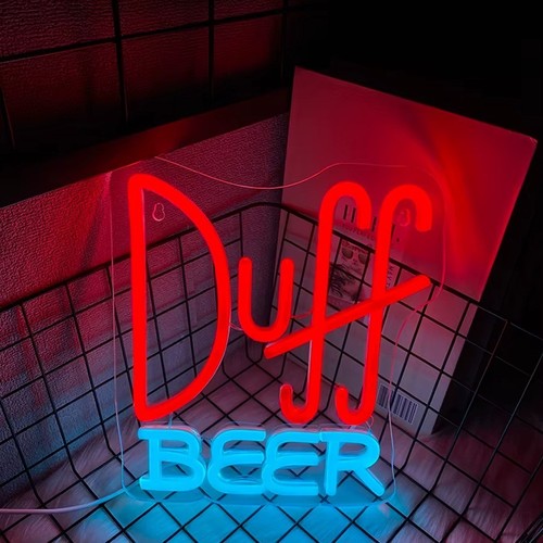 Duff beer neon sign led - duff,