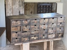 Vintage French Wooden Bank of