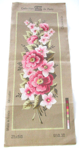 Floral tapestry panel canvas - panel,