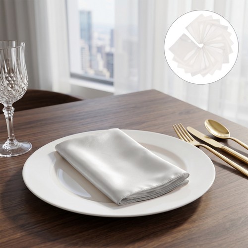 Pcs satin cloth napkin - 20,