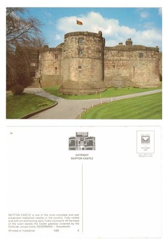 Vintage postcard skipton - postcard,