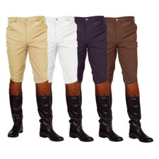 MARK TODD HAMILTON PLAIN FRONTED GENTS/MENS HORSE RIDING BREECHES