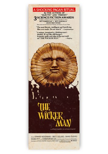 Retro the wicker man - man, art