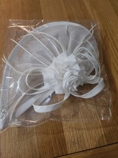 White Fascinator Hat for