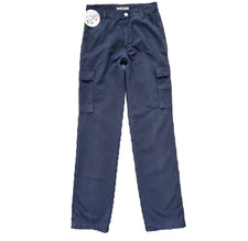 Vintage Miss Sixty 90s Y2K Navy Cargo Trousers Utility Size 4 / 6 W24 - 25