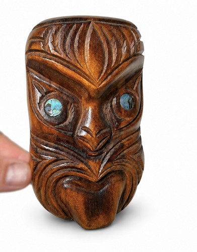 Maori tribal wooden tiki - tribal,
