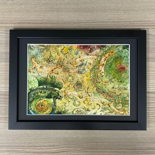 Dreadfleet framed art map - dreadfleet,