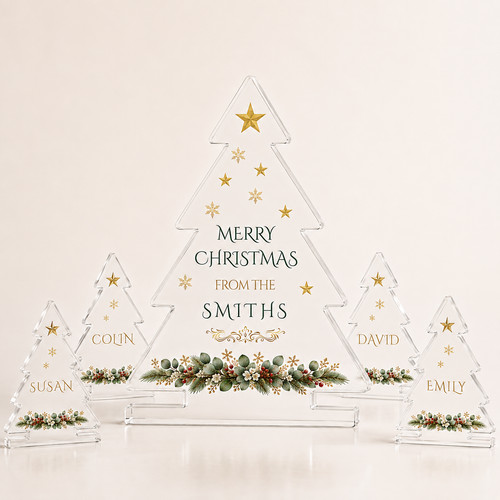 Personalised acrylic christmas - personalised,