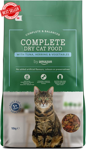 Dry cat food tuna herring - dry,