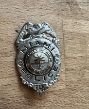 Vintage Miami Police Toy Badge