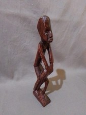 Vintage Hand Carved Wooden Man