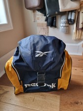 Vintage Reebok Rucksack 90s Back Pack Bag - Yellow Blue bn old stock