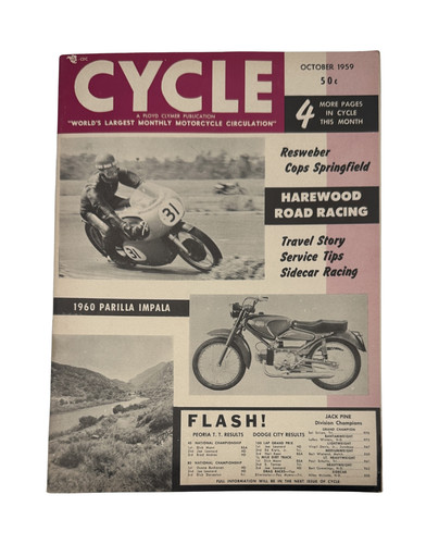 Cycle magazine october 1959 - october,