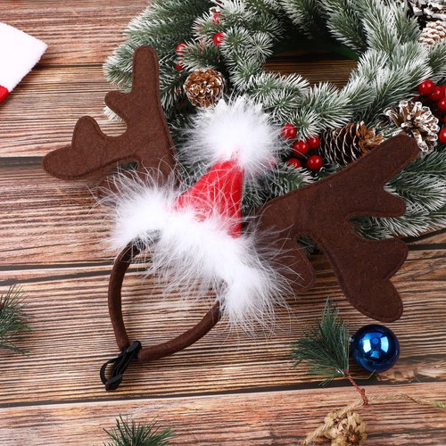 Dog reindeer hat - dog,