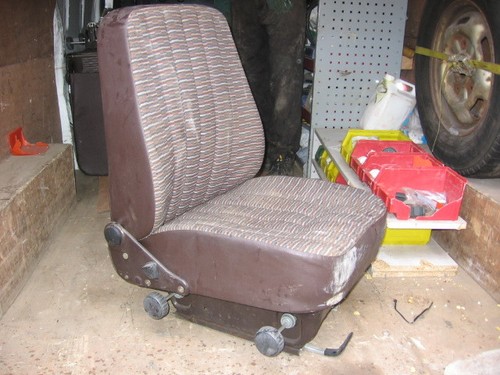 Mercedes van truck seat old - truck,