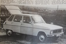 Original 1974 RENAULT 6 TL Autocar magazine road test
