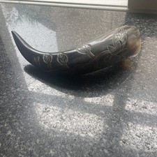 Natural Drinking Horn – World Tree Design