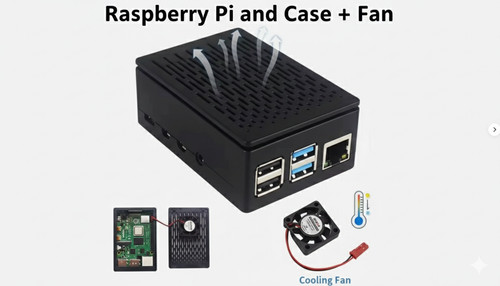 Raspberry 8gb case - raspberry,