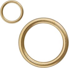 Curtain rings hollow brass - rings,