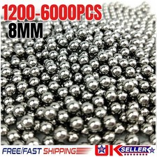 8MM CATAPULT / SLINGSHOT AMMO CARBON STEEL BALL BEARINGS CHOOSE QUANTITY