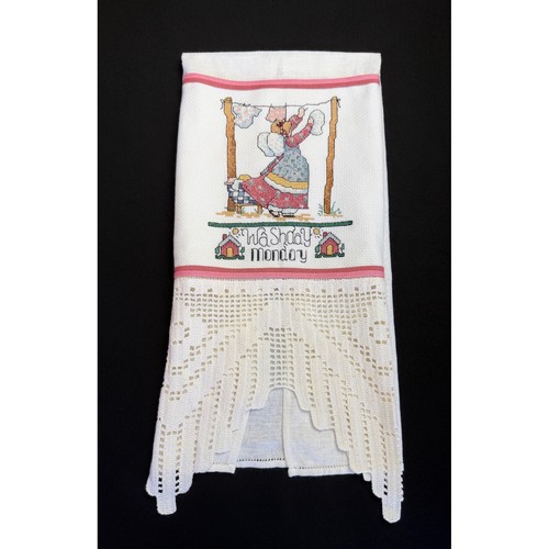 Vintage washday monday cross - vintage,