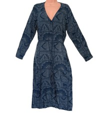 Monki Blue Patterned Midi