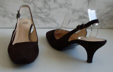 Italian Suede  Ankle Strap Pump Heels Shoes Size UK 4 EU 37 US 7