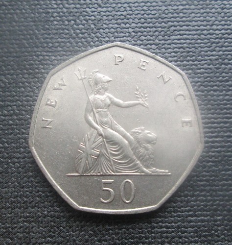 1970 britannia 50p fifty pence - 50p,