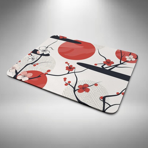 Japanese pattern mouse mat - japanese,