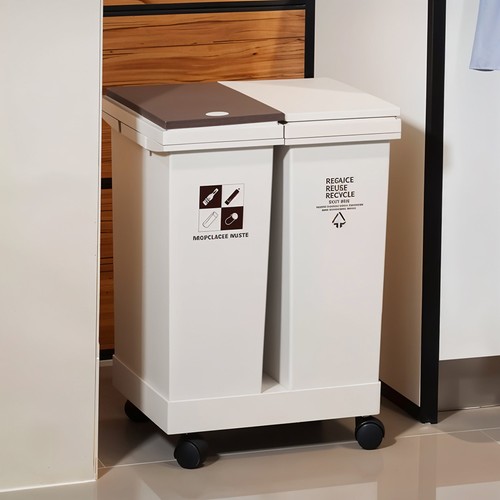 40l dual recycling bins - dual,