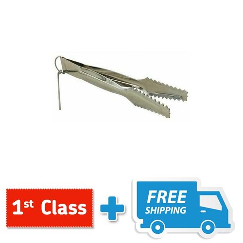 Large charcoal metal tongs - metal,