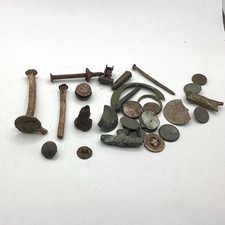 Bits and Bobs Job Lot Bundle Vintage Collection Metal Detecting Finds