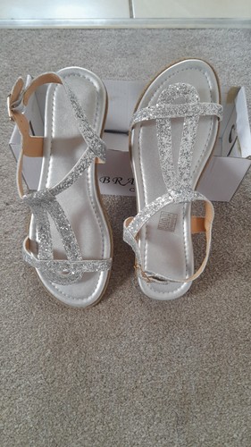 Ladies silver flat - silver,