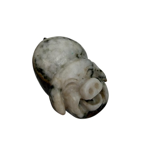 Carved pig roly poly - pig, pot