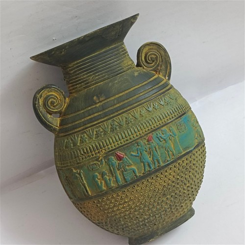 Egyptian style vase with