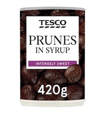 2 X Tesco Prunes In Syrup 420G