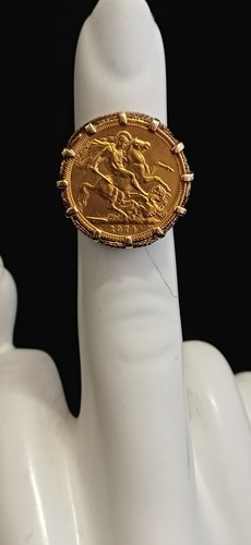 Full 1974 sovereign ring with - full,