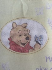 Disney Winnie The Pooh Mini Cross Stitch Card Kit 