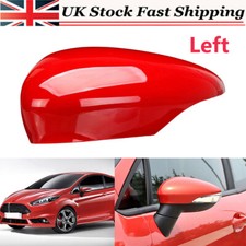 For Ford Fiesta MK7 2008-2017 Red Left Passenger Side Door Wing Mirror Cover Cap