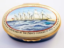 Halcyon Days Enamels The SS Great Britain Ship By Brunel Enamel Box