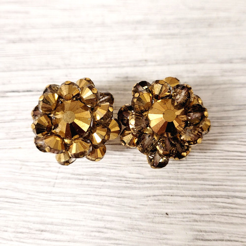 Vintage hobe gold - hobe, crystal