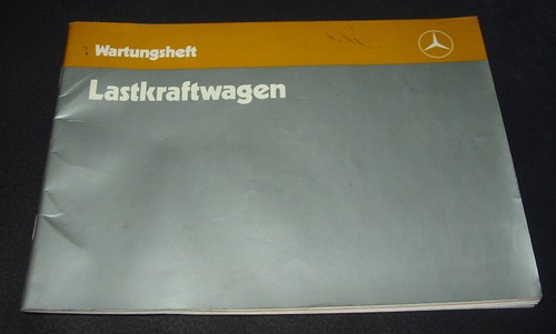 Wartungsheft mercedes lkw - mercedes,