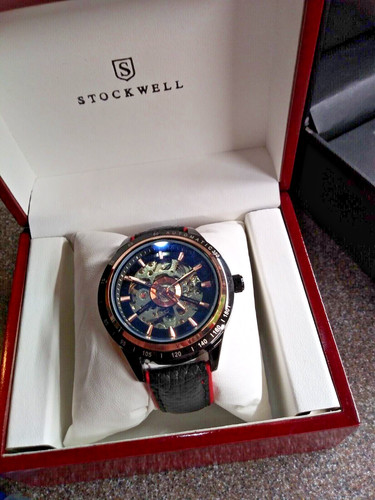 Mens stockwell automatic black - stockwell,
